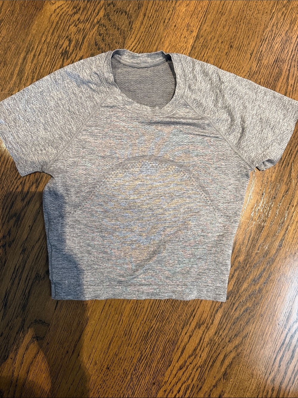 lululemon athletica Heather Grey Crop Top